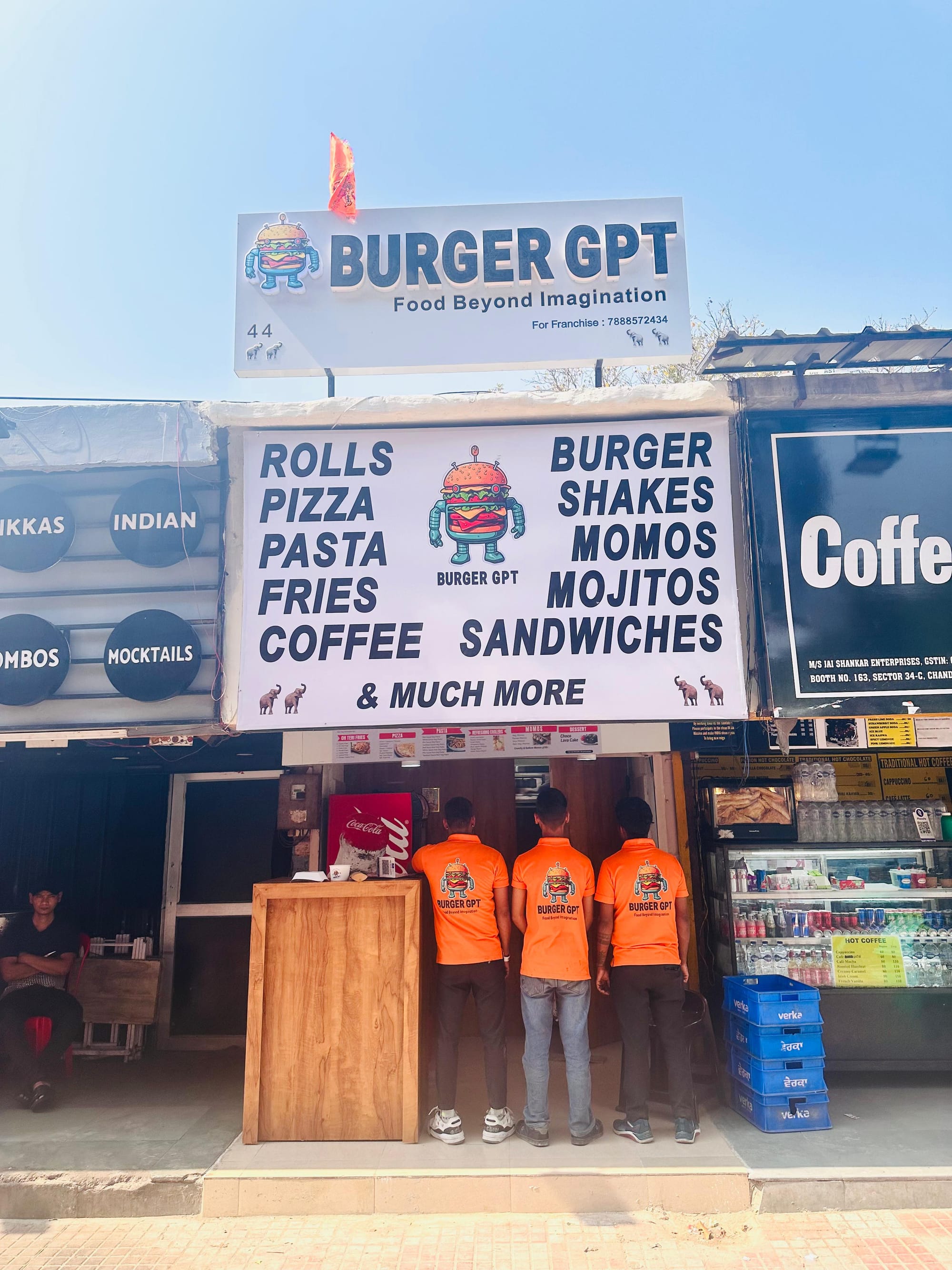 BurgerGPT Outlet in Sector 34, Chandigarh