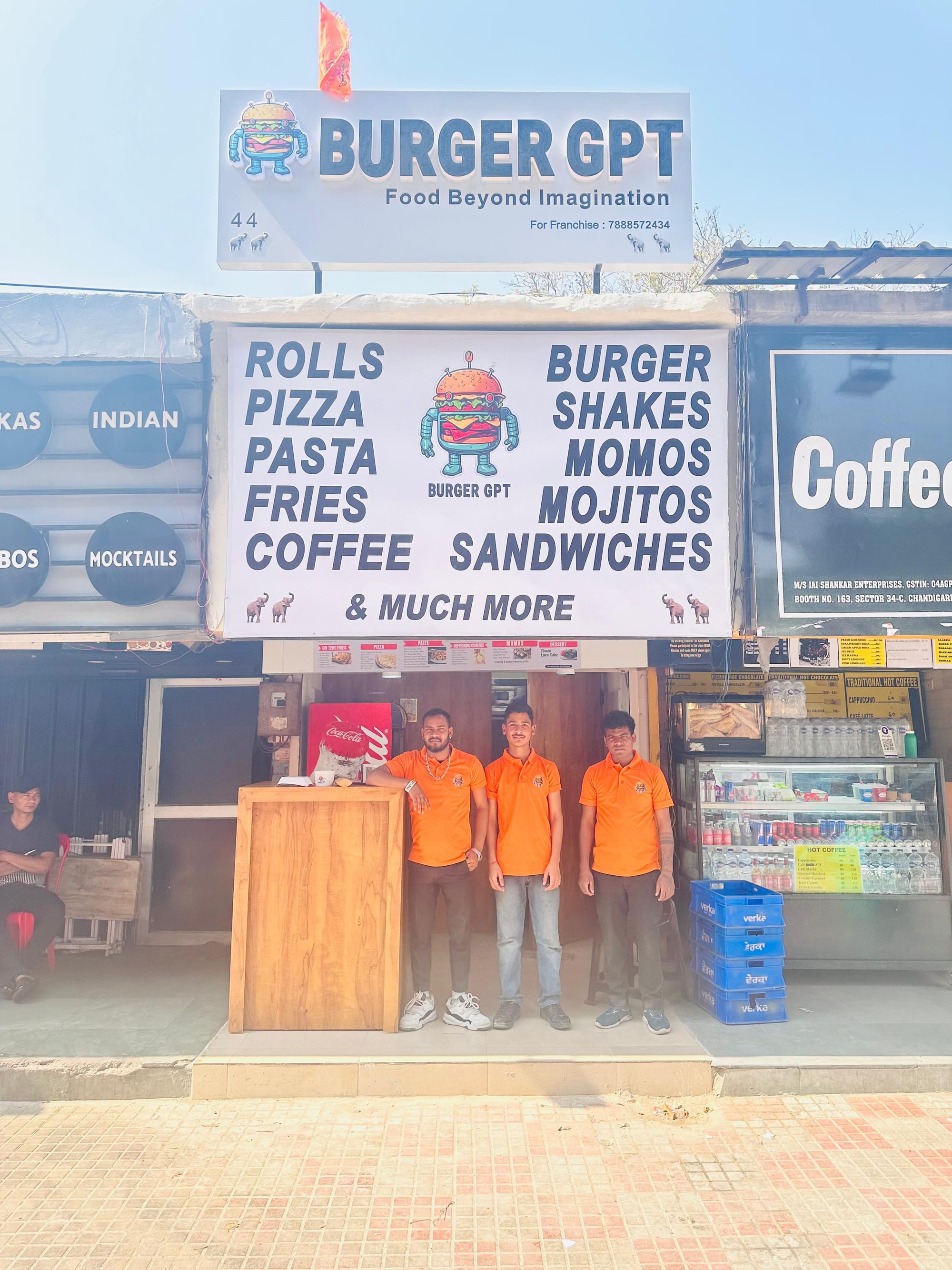 BurgerGPT Outlet in Sector 34, Chandigarh
