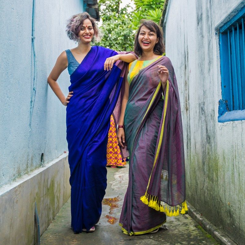 Started by two sisters, Sujata and Taniya, SuTa is a brand that is trying to make the traditional outfit - Saree more accessi