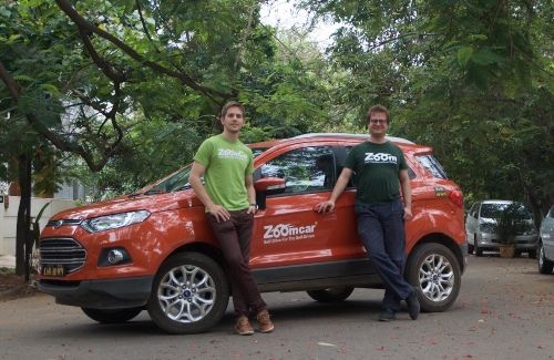 Zoomcar founders- David Back and Greg Moran