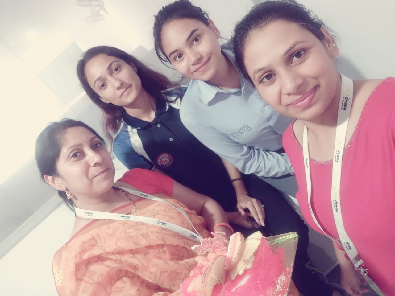Soumya Baniwal with her team