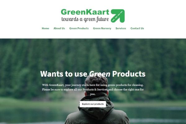 GreenKaart - Website Screenshot