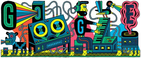 Studio for Electronic Music in Germany - Google Doodle