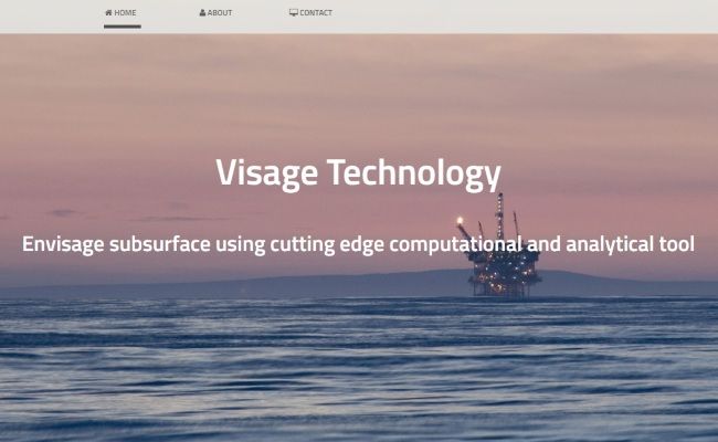Visage Technology - Website Screenshot