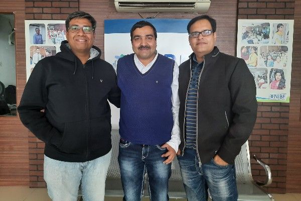 NIBF Founders - Jayesh Surisetti, Biswajit Chattaraj and Satendra Shrivastava
