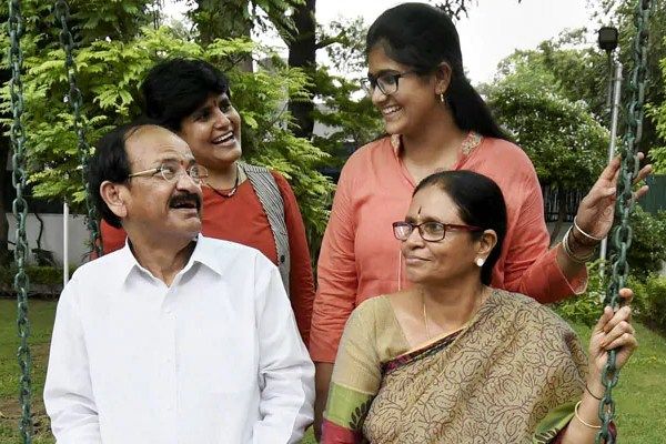 Venkaiah Naidu with Family