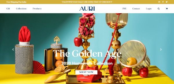 Auri - Website Screenshot
