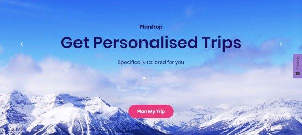 Planhop - Website Screenshot