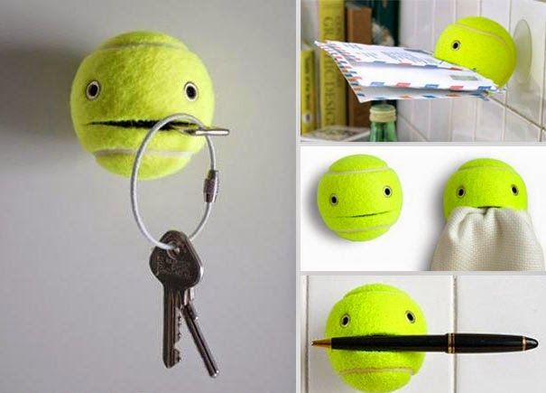 Tennis Ball Key Holder