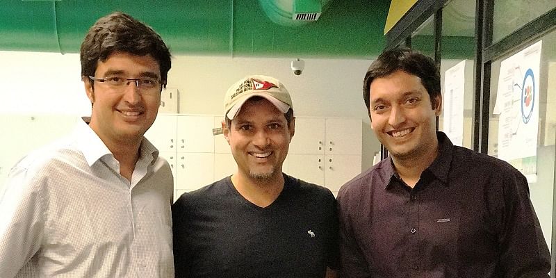 BookMyShow Founders - Ashish Hemrajani, Parikshit Dar, and Rajesh Balpande