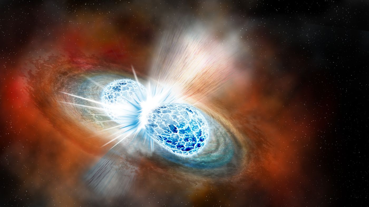 colliding neutron stars