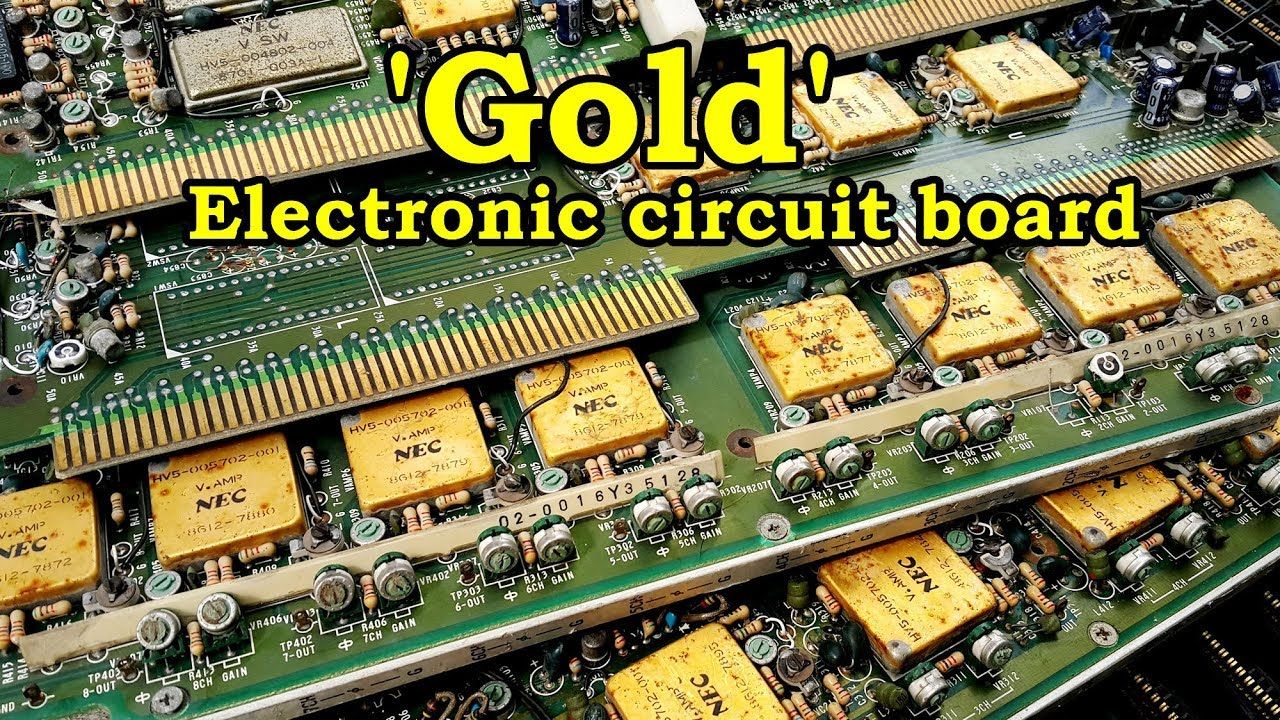 uses of gold electronics