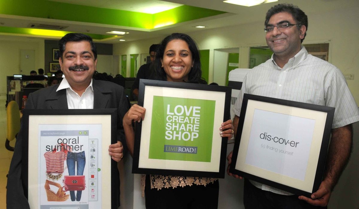 Limeroad Founders - Suchi Mukherjee, Prashant Malik and Ankush Mehra