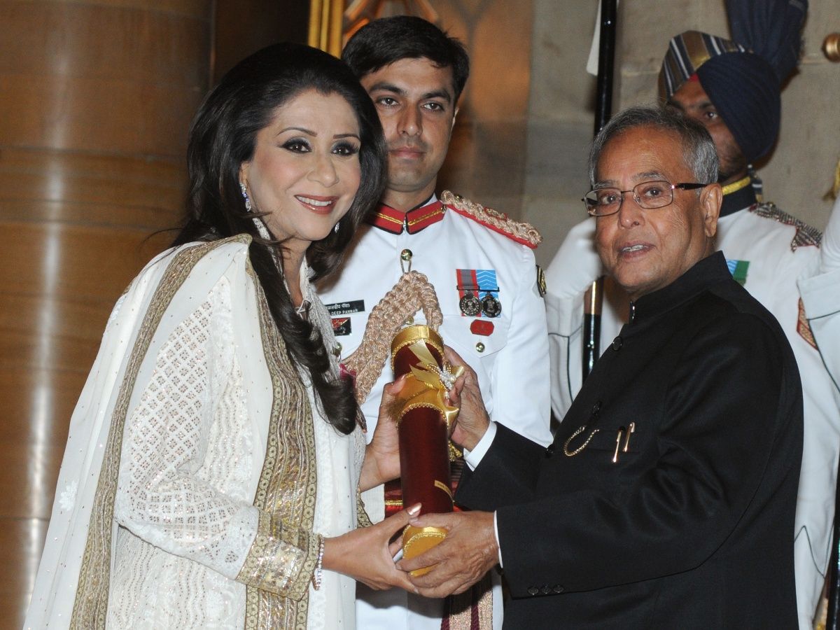 Vandana Luthra being awarded the Padma Shree Award