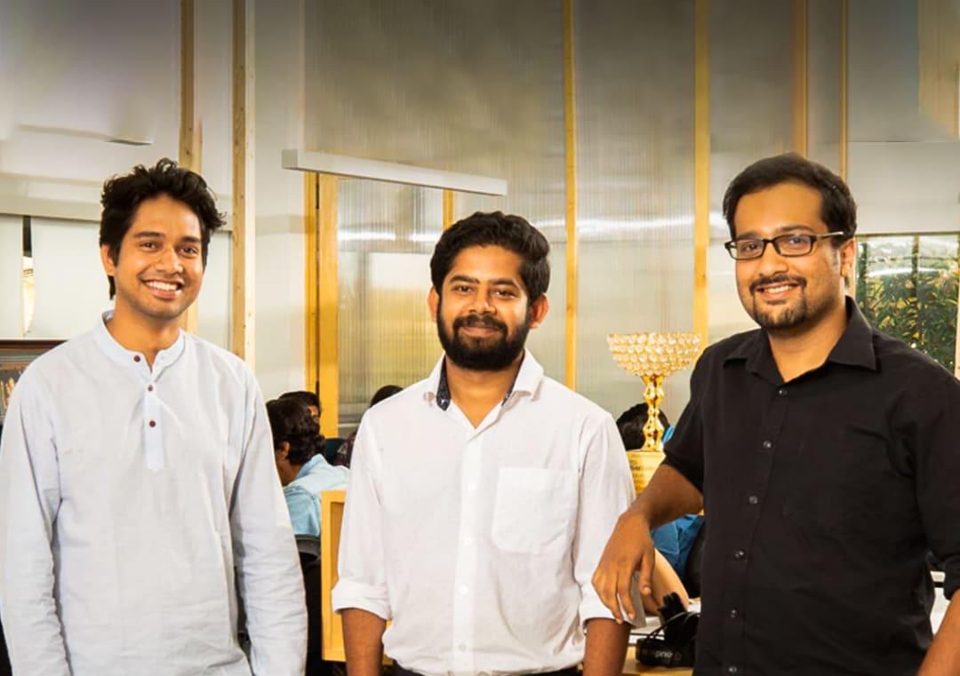 TapChief Co-founder, and CEO:  Shashank Murali (Middle)